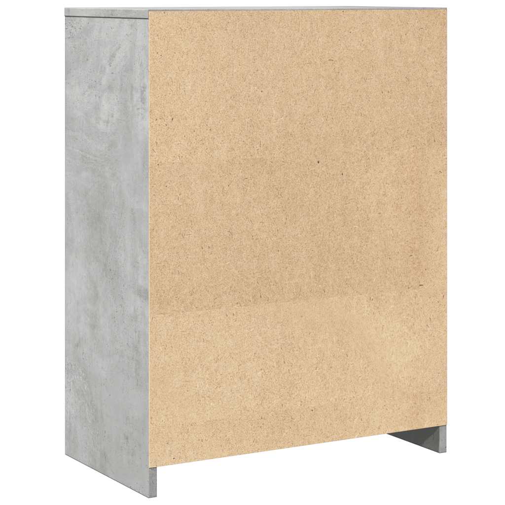 Armoire de salle de bain Gris béton 60x33x80 cm Aggloméré Ensembles de mobilier pour salles de bains vidaXL