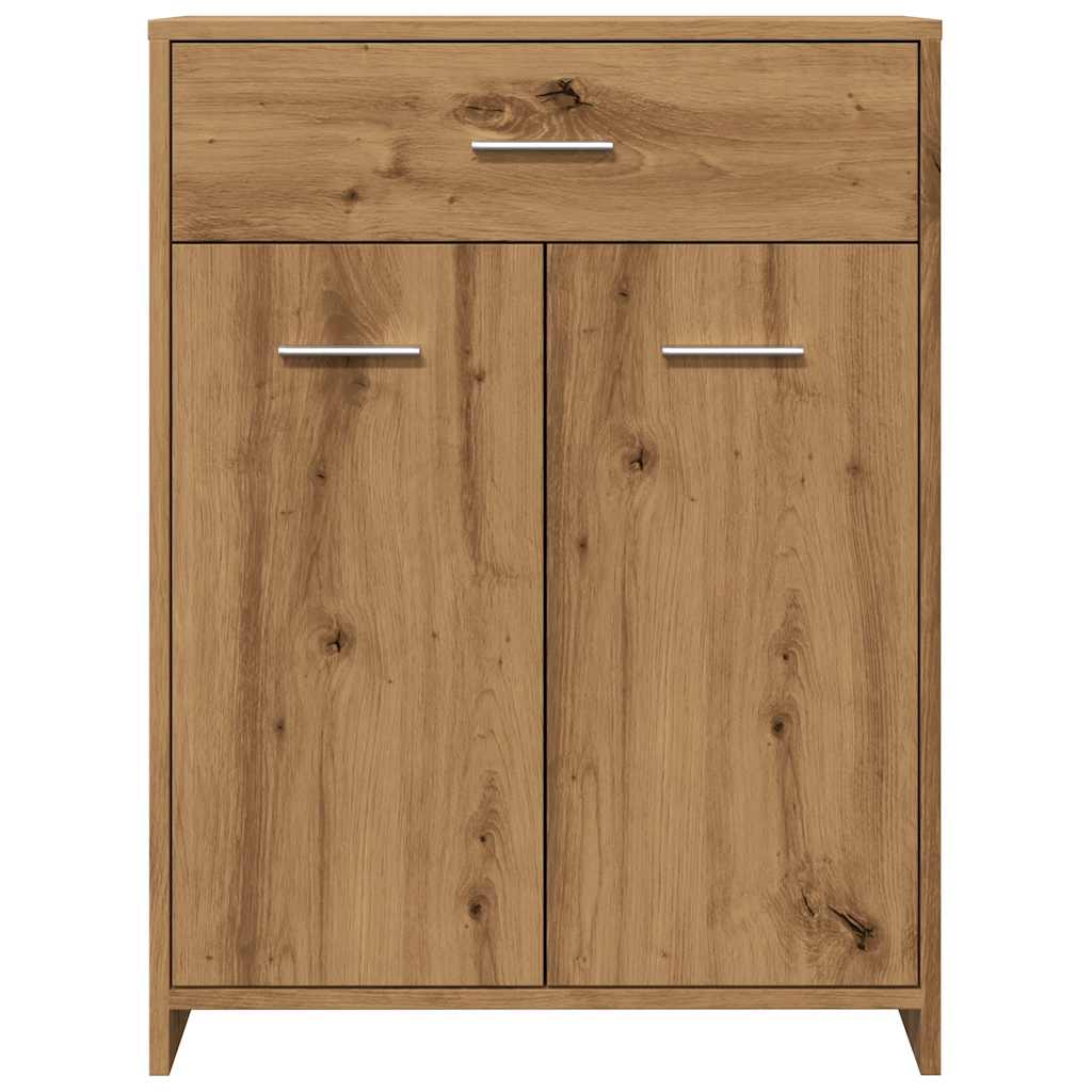 Armoire de salle de bain chêne artisanal 60x33x80 cm Ensembles de mobilier pour salles de bains vidaXL