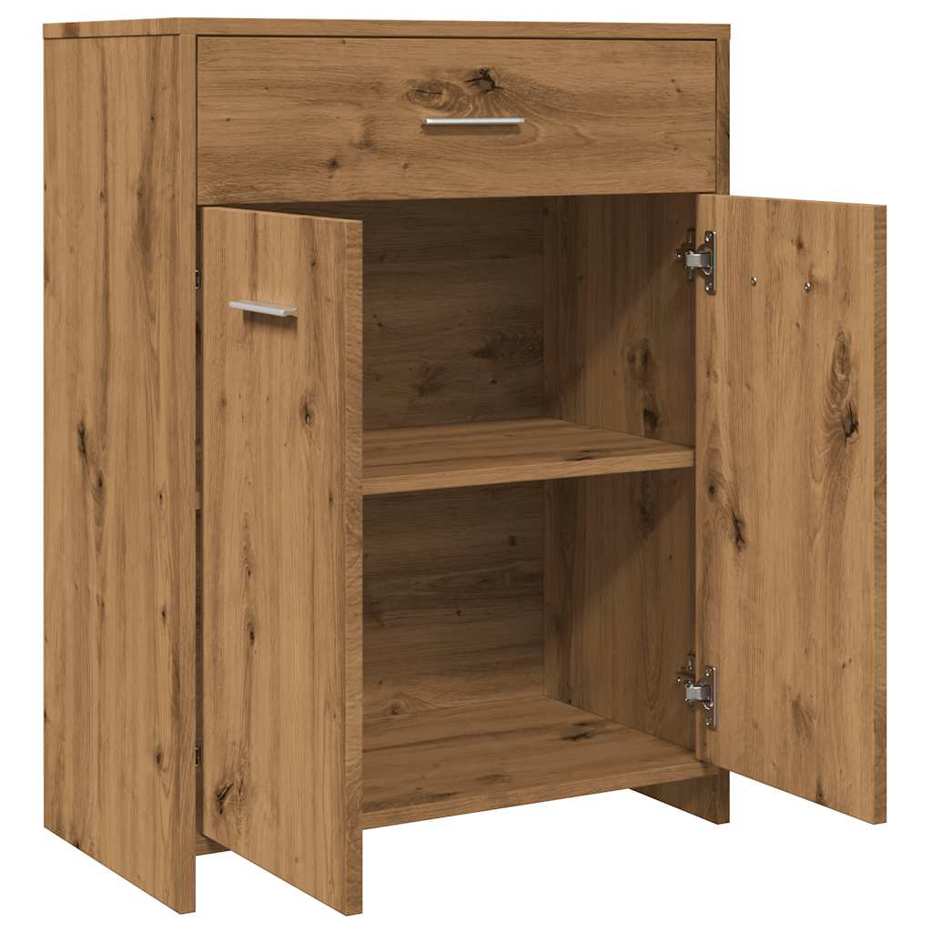 Armoire de salle de bain chêne artisanal 60x33x80 cm Ensembles de mobilier pour salles de bains vidaXL