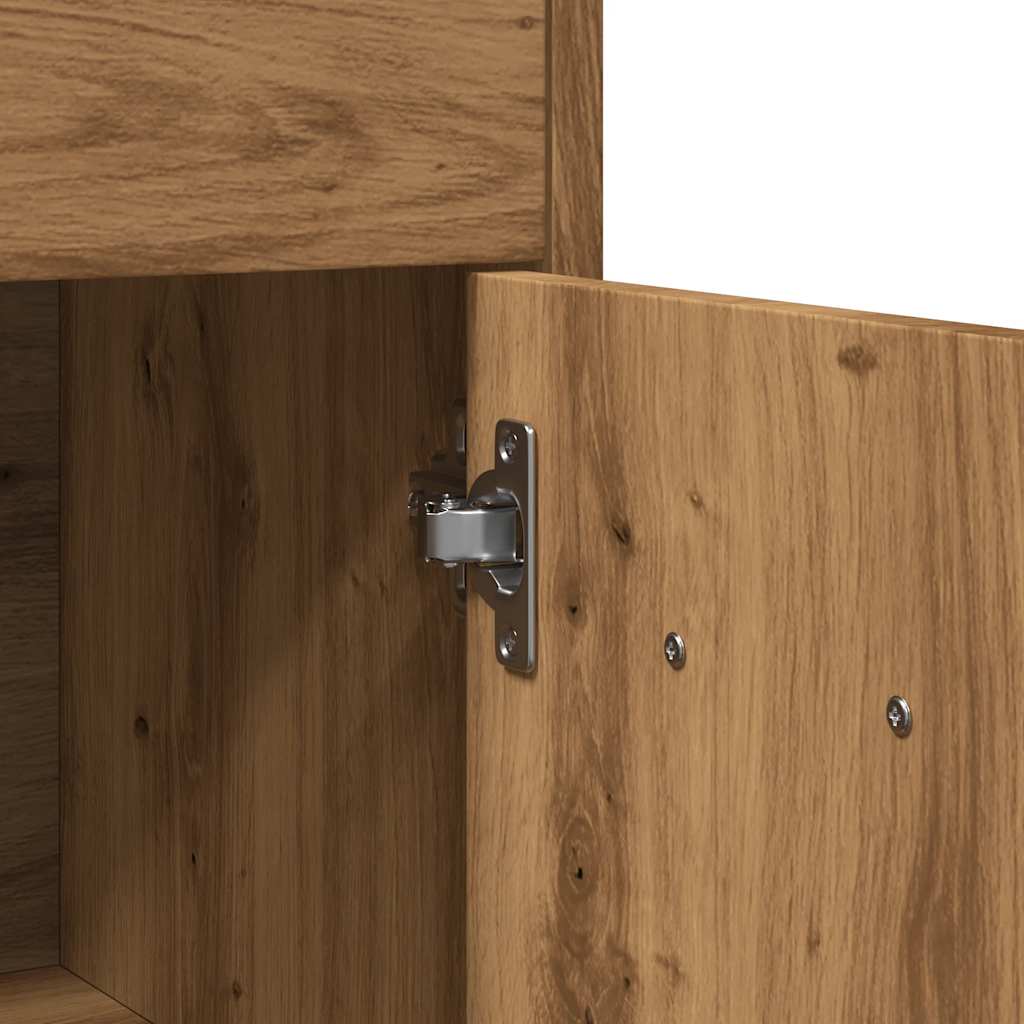Armoire de salle de bain chêne artisanal 60x33x80 cm Ensembles de mobilier pour salles de bains vidaXL