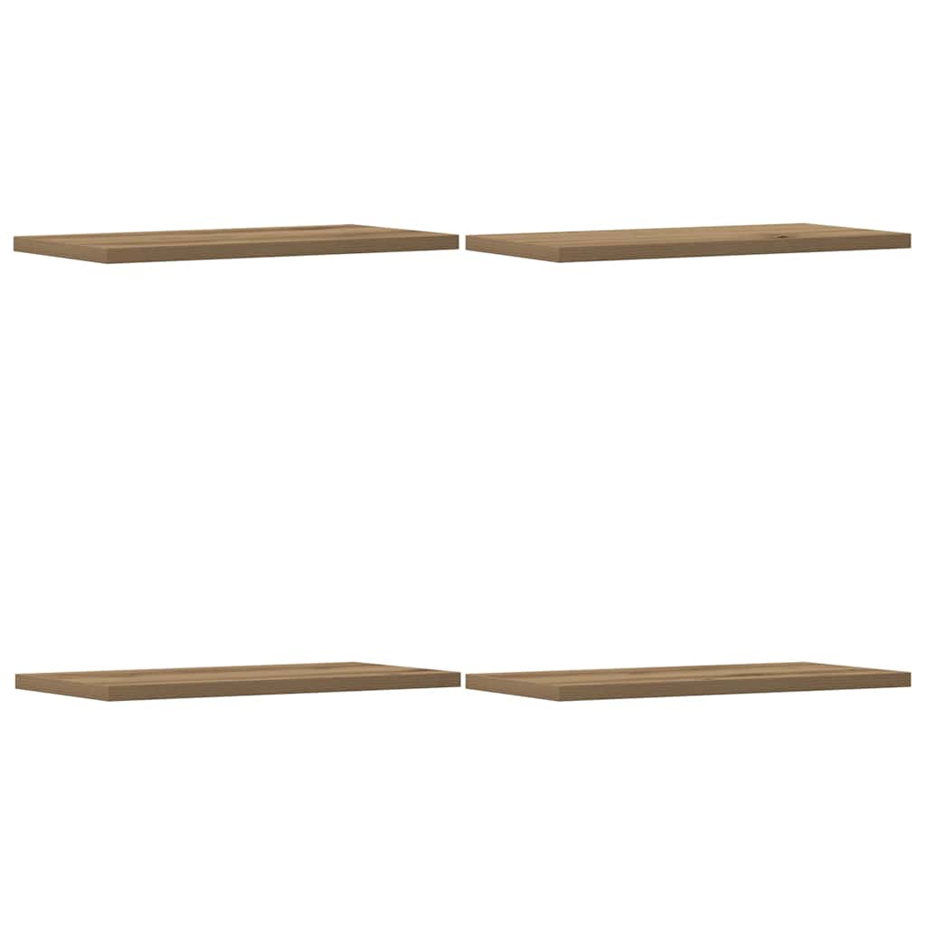Étagères murales 4 pcs chêne artisanal 40x20x1,5 cm - XIOS