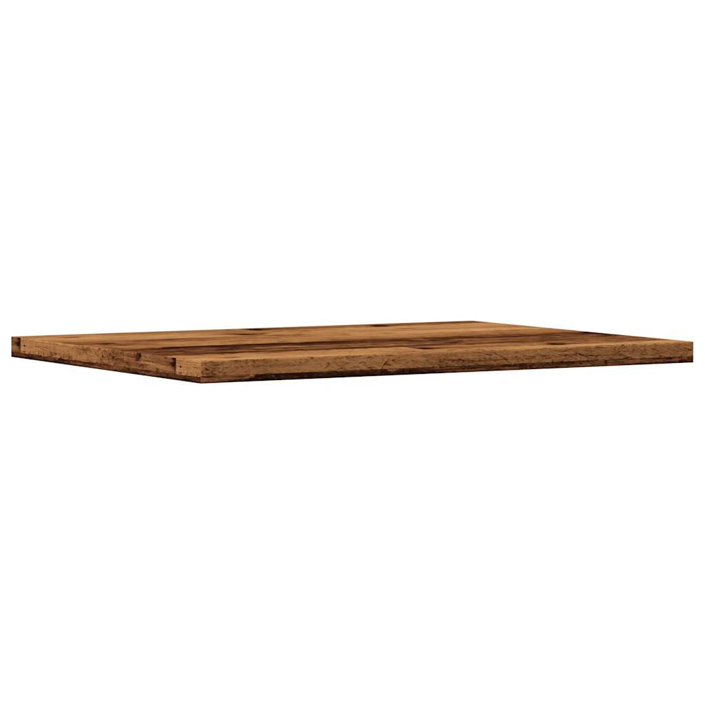Panneaux de bibliothèque 4 pcs vieux bois 40x30x1,5 cm - XIOS