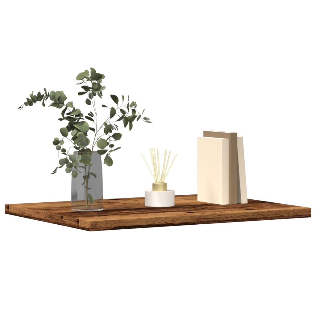Panneaux de bibliothèque 4 pcs vieux bois 40x30x1,5 cm - XIOS