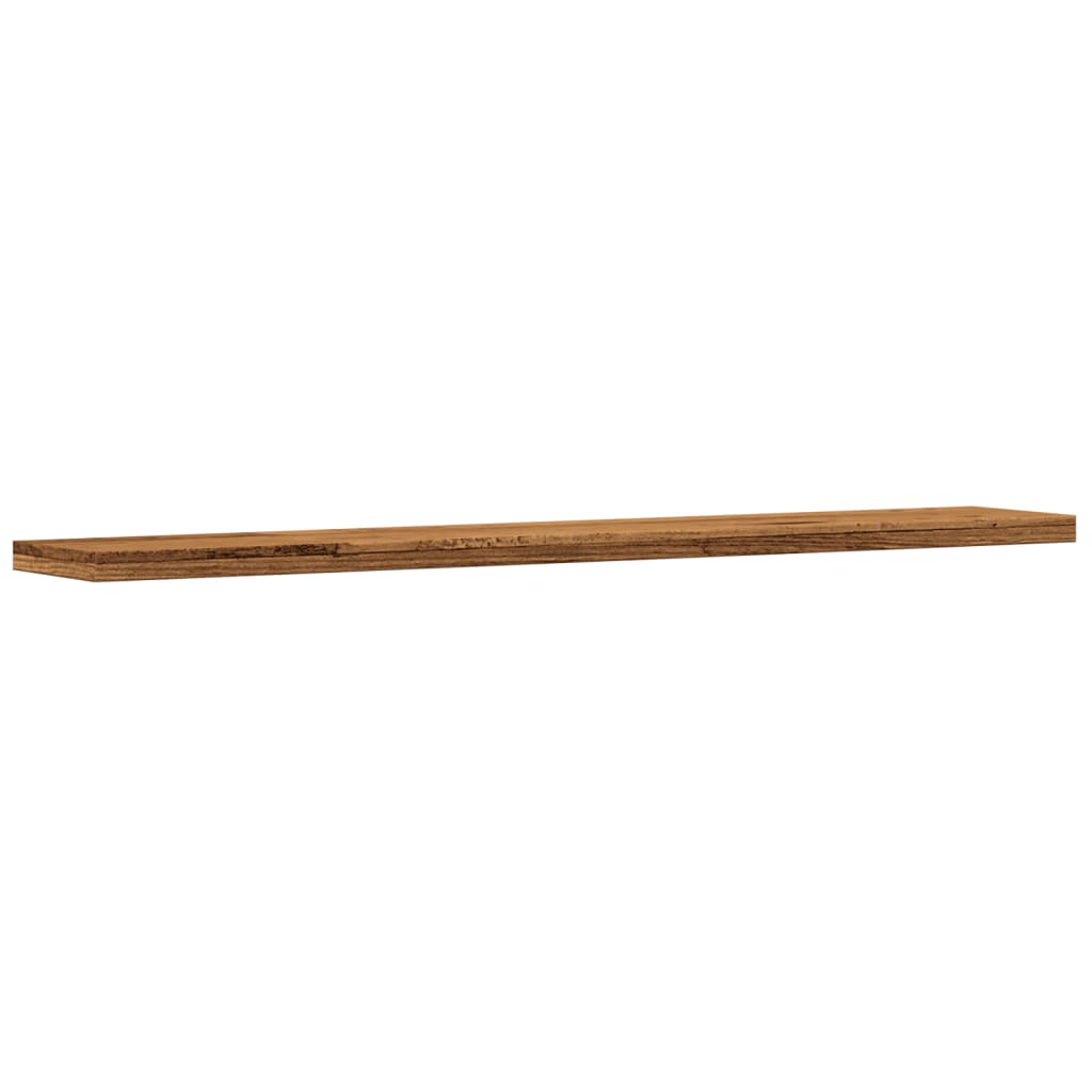 Étagères murales 4 pcs vieux bois 60x20x1,5cm bois d'ingénierie - XIOS