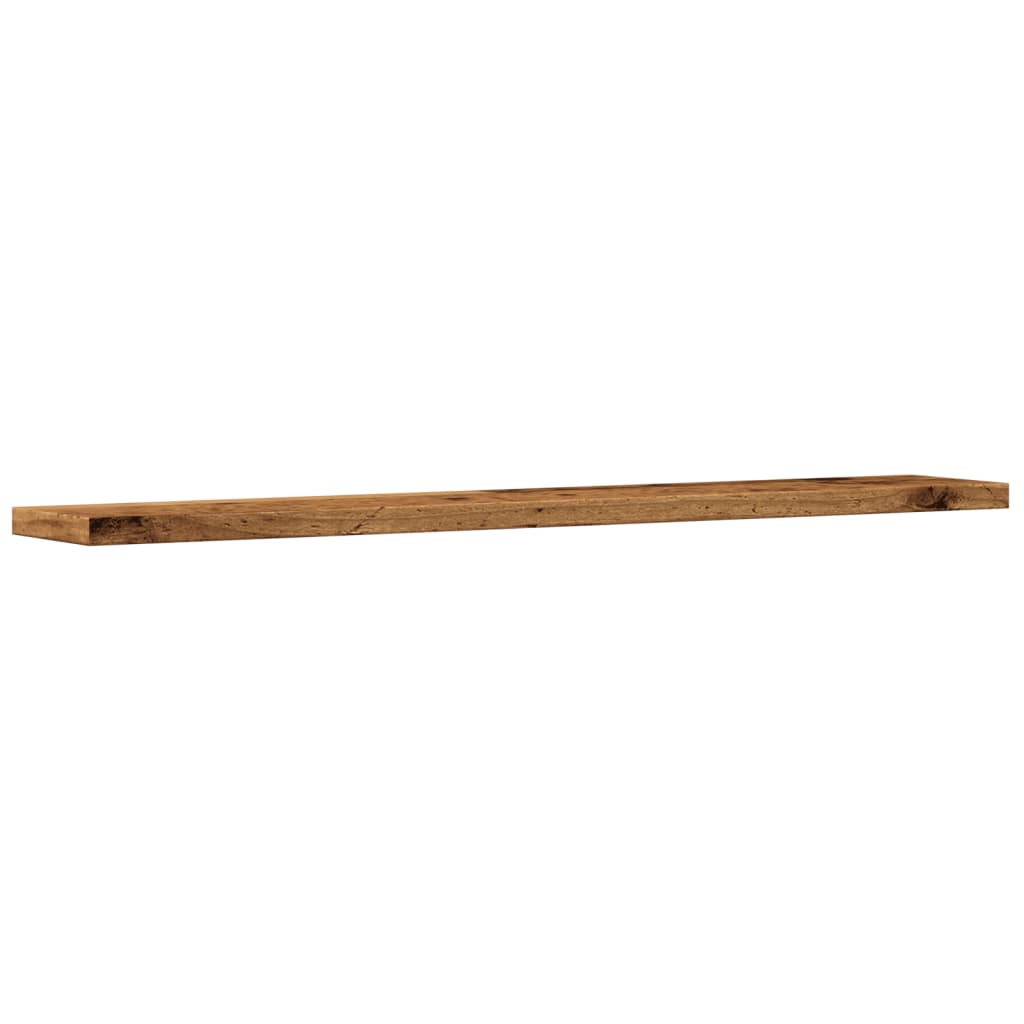 Étagères murales 4 pcs vieux bois 60x20x1,5cm bois d'ingénierie - XIOS