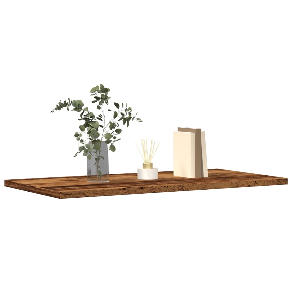 Étagères murales 4 pcs vieux bois 60x30x1,5cm bois d'ingénierie - XIOS