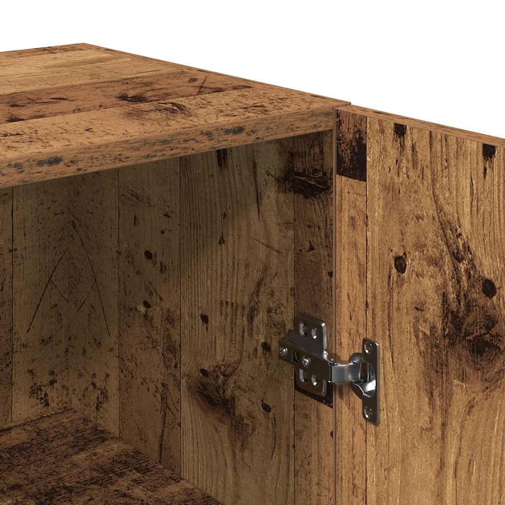 Meuble TV vieux bois 30,5x30x60 cm bois d'ingénierie - XIOS