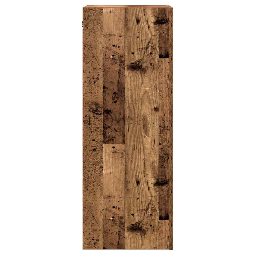 Meubles TV 2 pcs vieux bois 30,5x30x90 cm bois d'ingénierie - XIOS
