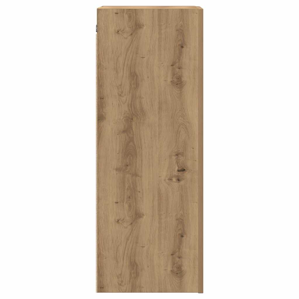 Meubles TV 2 pcs chêne artisanal 30,5x30x90cm bois d'ingénierie - XIOS