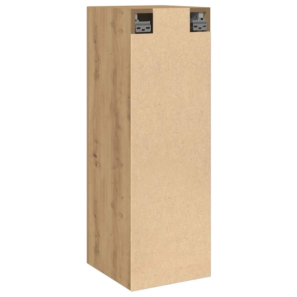 Meubles TV 2 pcs chêne artisanal 30,5x30x90cm bois d'ingénierie - XIOS
