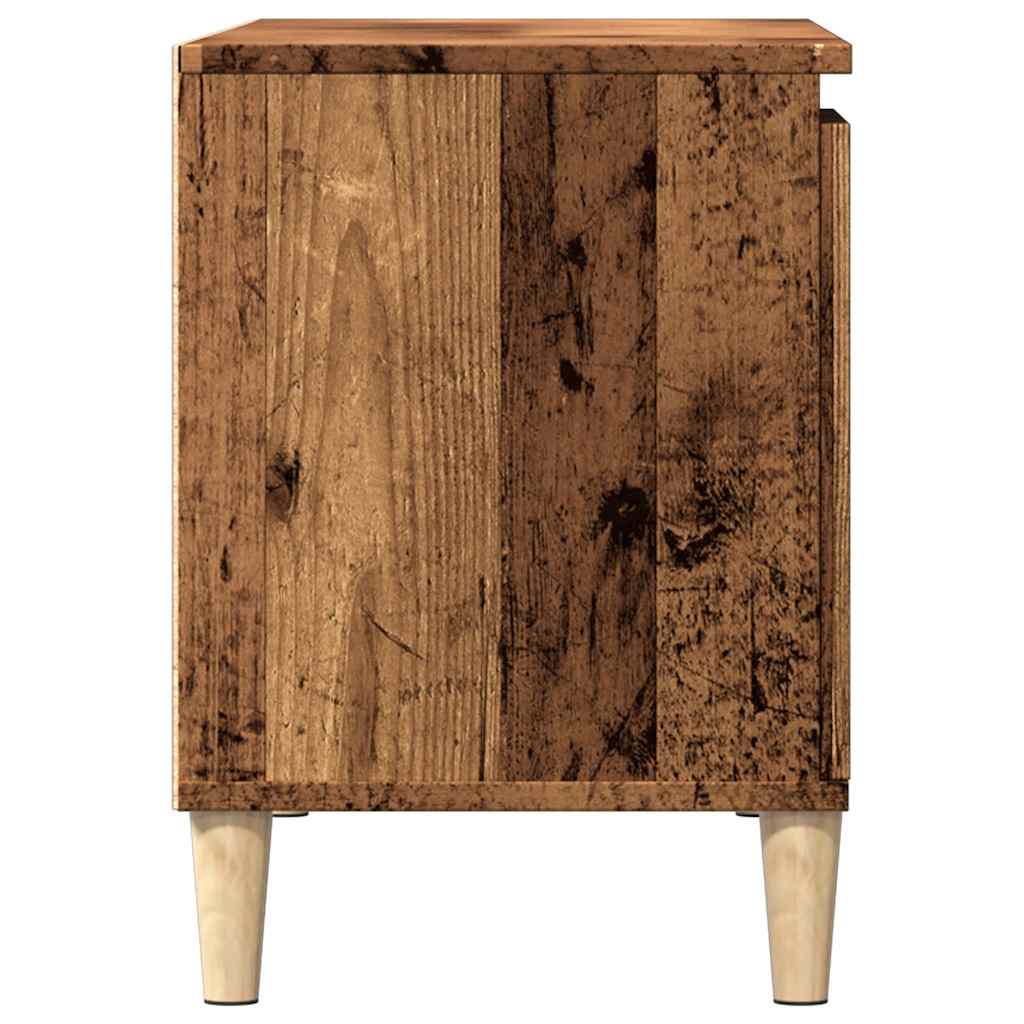 Meuble TV vieux bois 102x35x50 cm bois d'ingénierie - XIOS