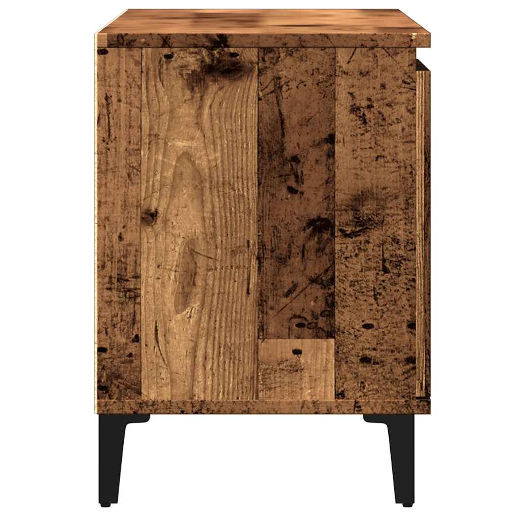 Meuble TV vieux bois 102x35x50 cm bois d'ingénierie - XIOS
