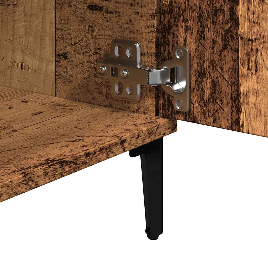 Meuble TV vieux bois 102x35x50 cm bois d'ingénierie - XIOS