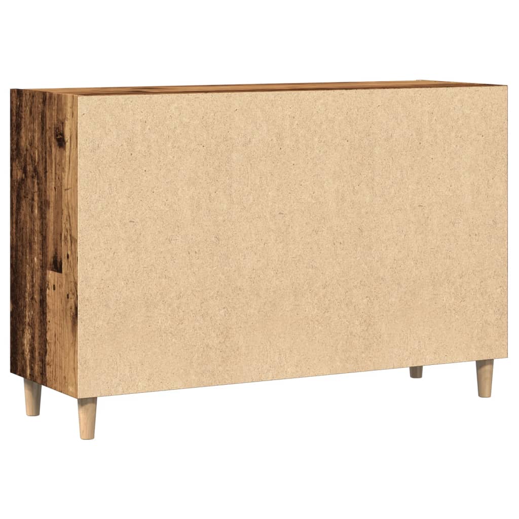 Buffet vieux bois 103,5x35x70 cm bois d'ingénierie