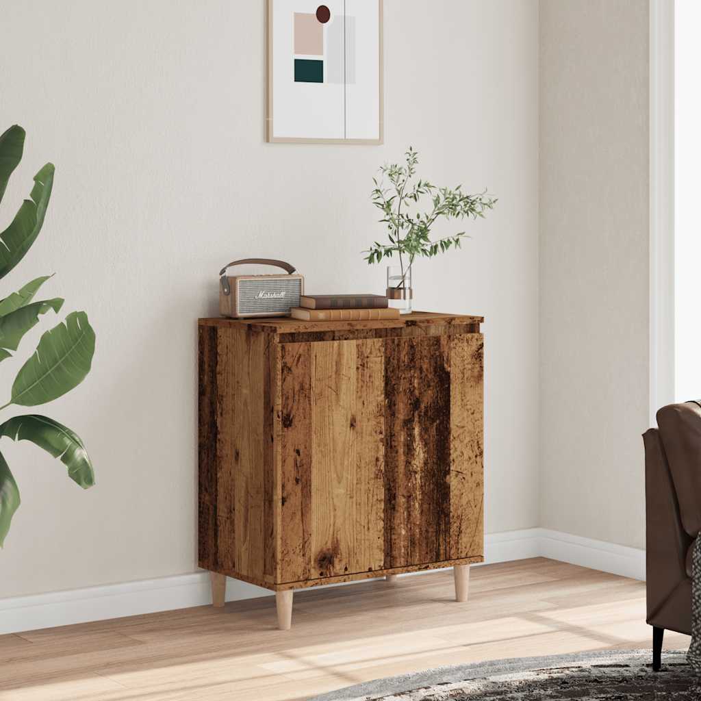 Buffet vieux bois 60x35x70 cm bois d'ingénierie - XIOS