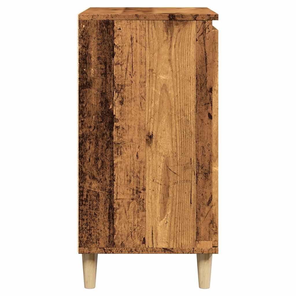 Buffet vieux bois 60x35x70 cm bois d'ingénierie - XIOS