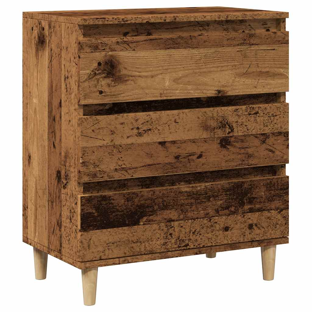 Buffet vieux bois 60x35x70 cm bois d'ingénierie - XIOS
