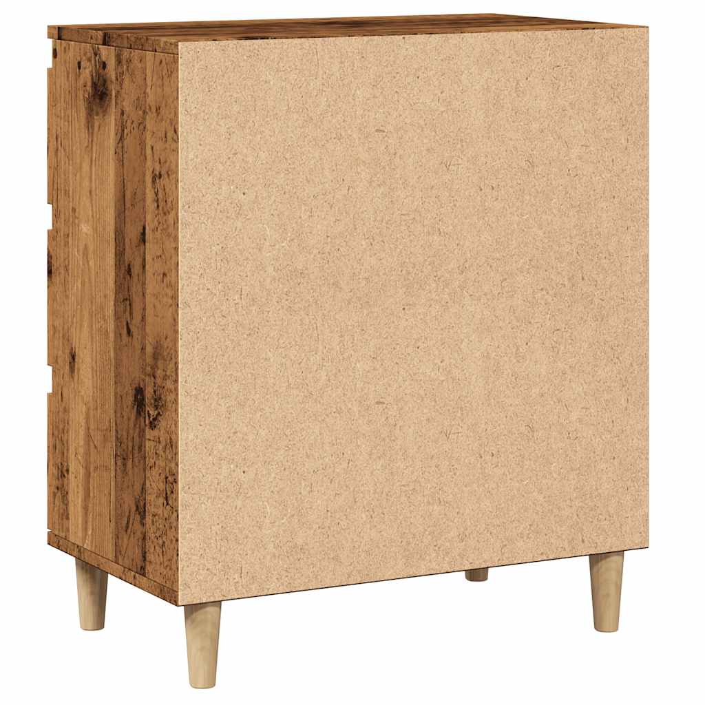 Buffet vieux bois 60x35x70 cm bois d'ingénierie - XIOS