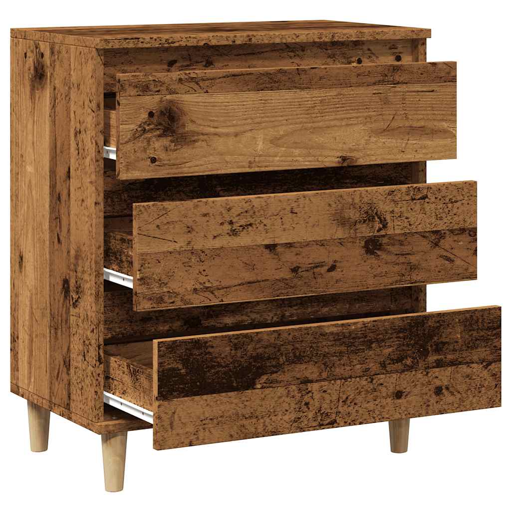 Buffet vieux bois 60x35x70 cm bois d'ingénierie - XIOS