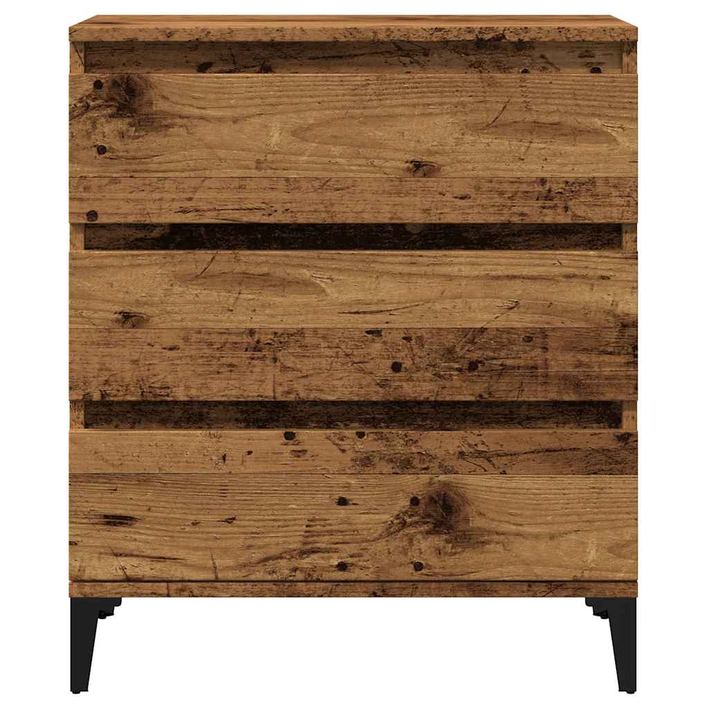 Buffet vieux bois 60x35x70 cm bois d'ingénierie - XIOS