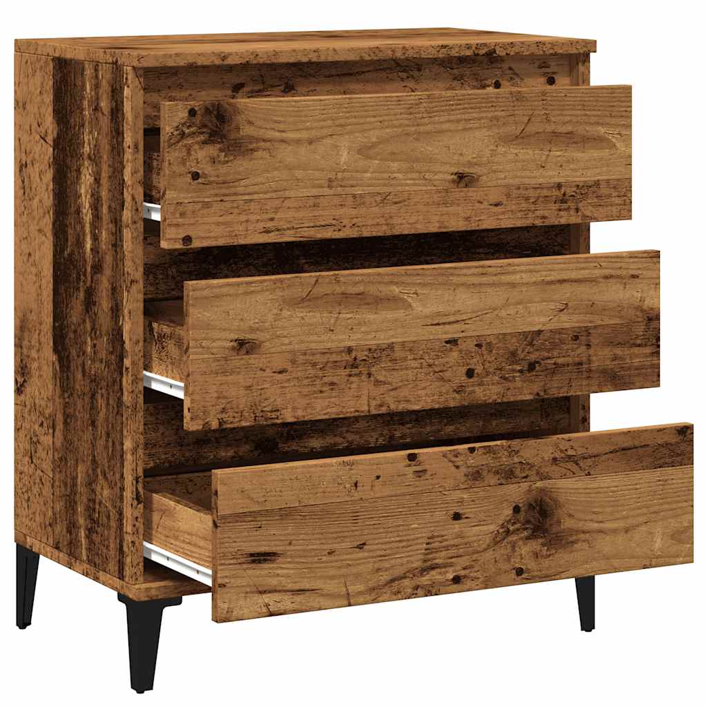 Buffet vieux bois 60x35x70 cm bois d'ingénierie - XIOS
