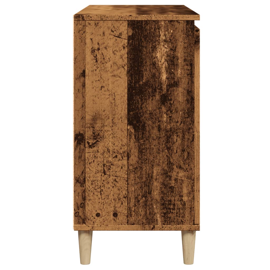 Buffet vieux bois 102x35x70 cm bois d'ingénierie - XIOS