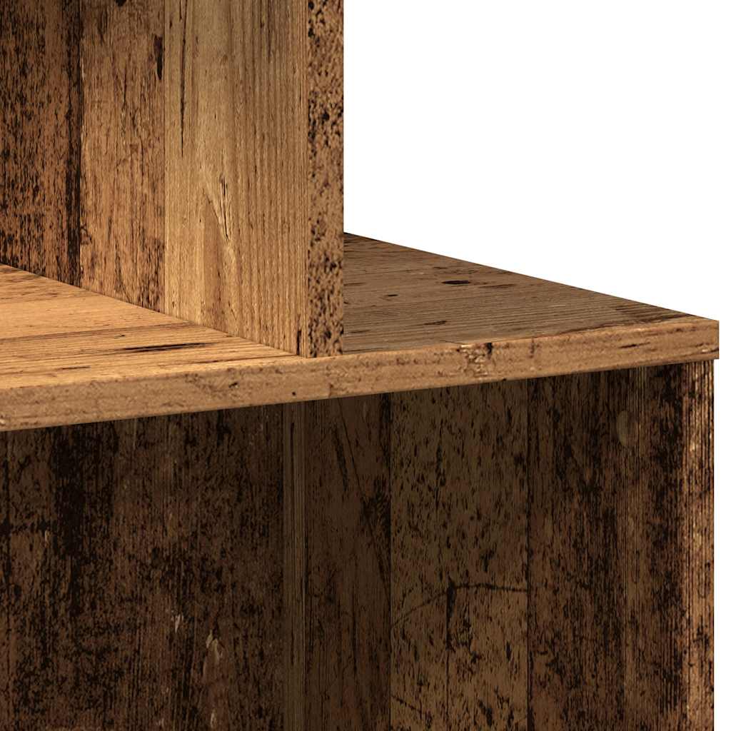 Tables de chevet 2 pcs vieux bois 35x35x55 cm bois d'ingénierie - XIOS