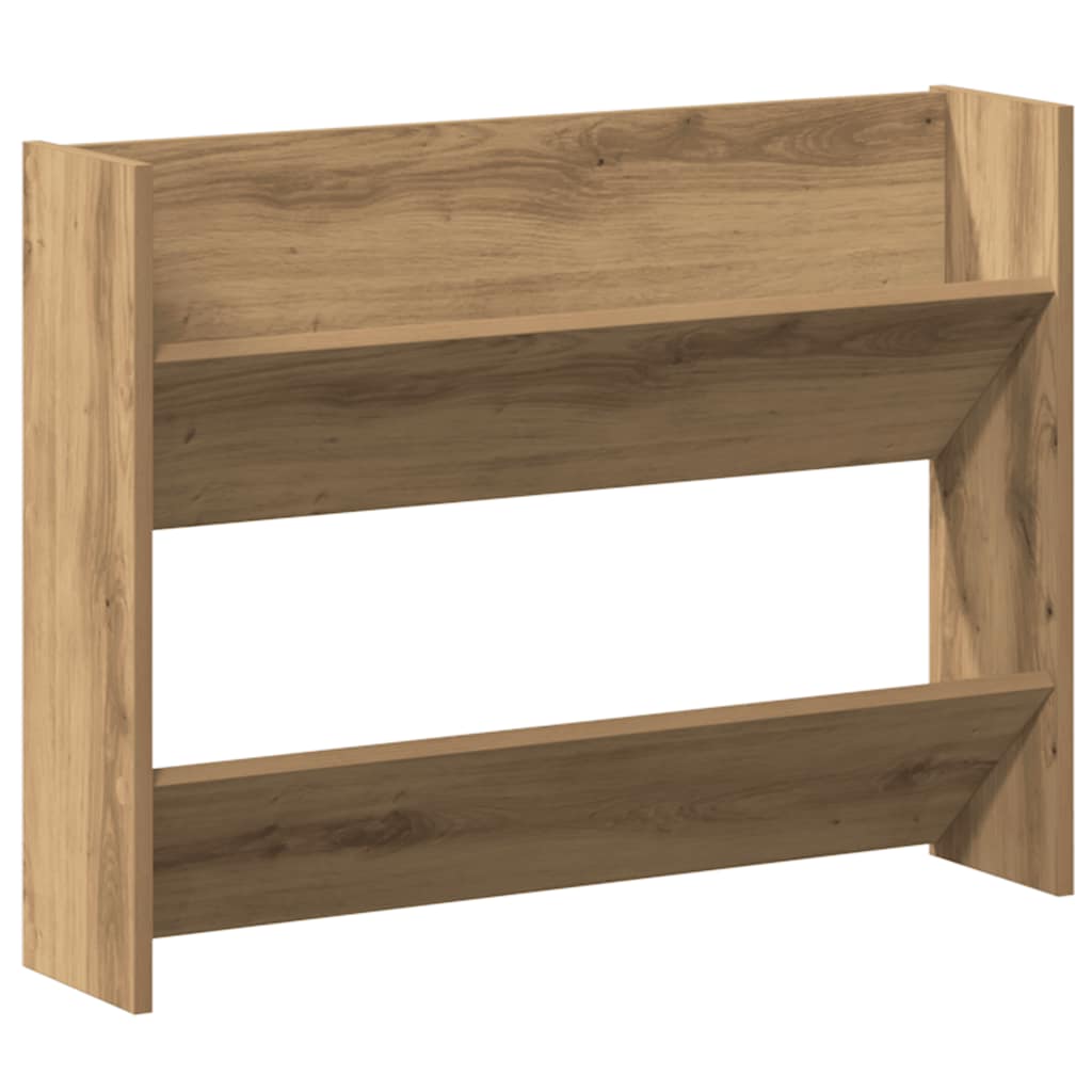 Armoire à chaussures murale chêne artisanal bois d'ingénierie - XIOS