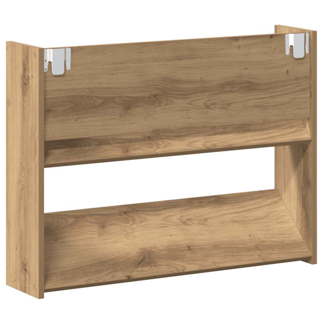 Armoire à chaussures murale chêne artisanal bois d'ingénierie - XIOS