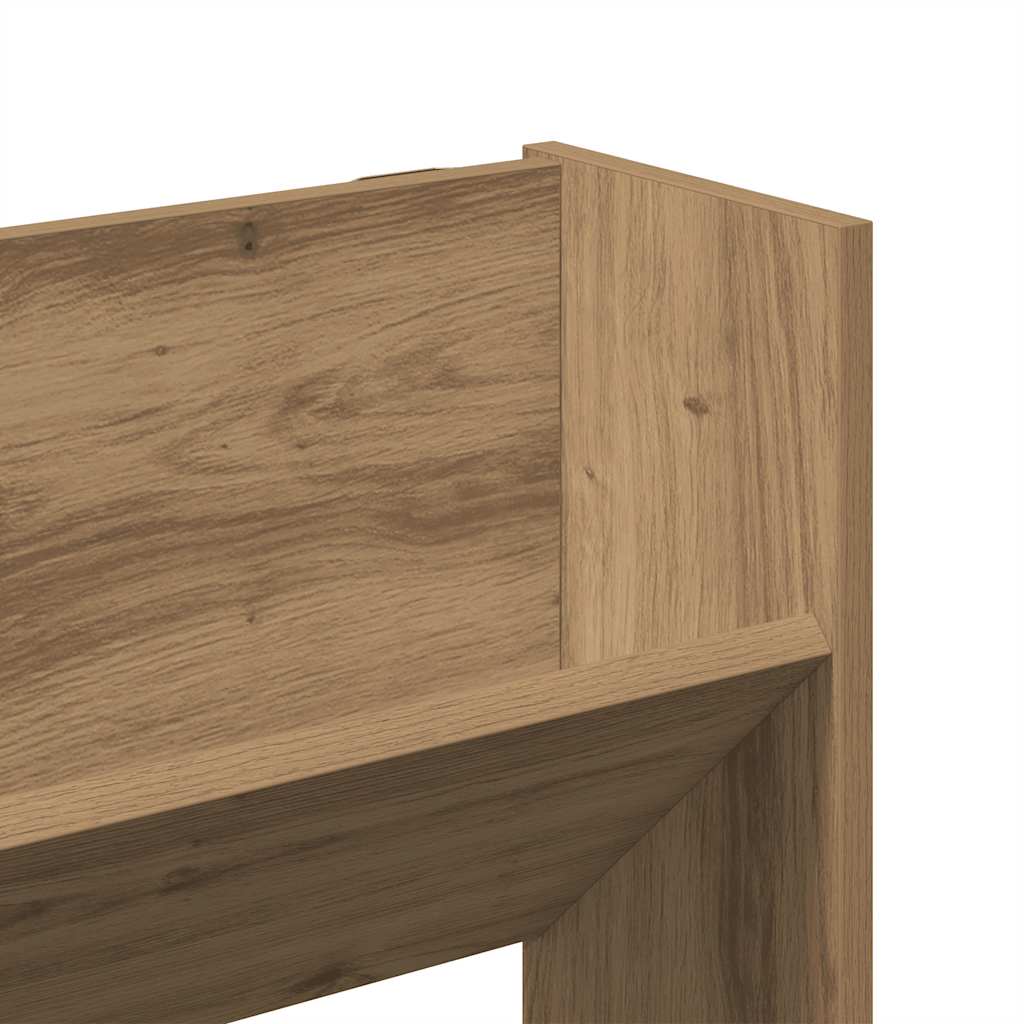 Armoire à chaussures murale chêne artisanal bois d'ingénierie - XIOS