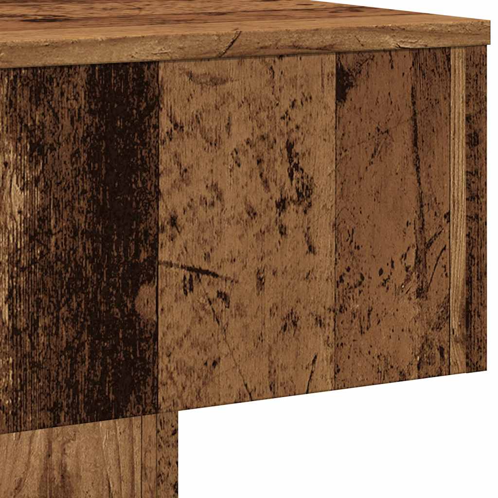 Table basse vieux bois 60x60x31,5 cm bois d'ingénierie - XIOS