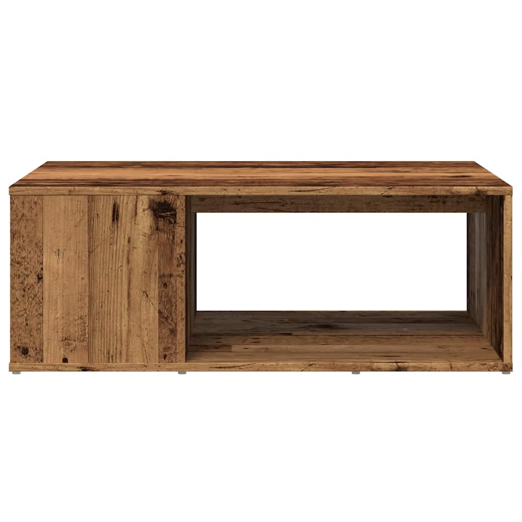 Table basse vieux bois 90x67x33 cm bois d'ingénierie - XIOS