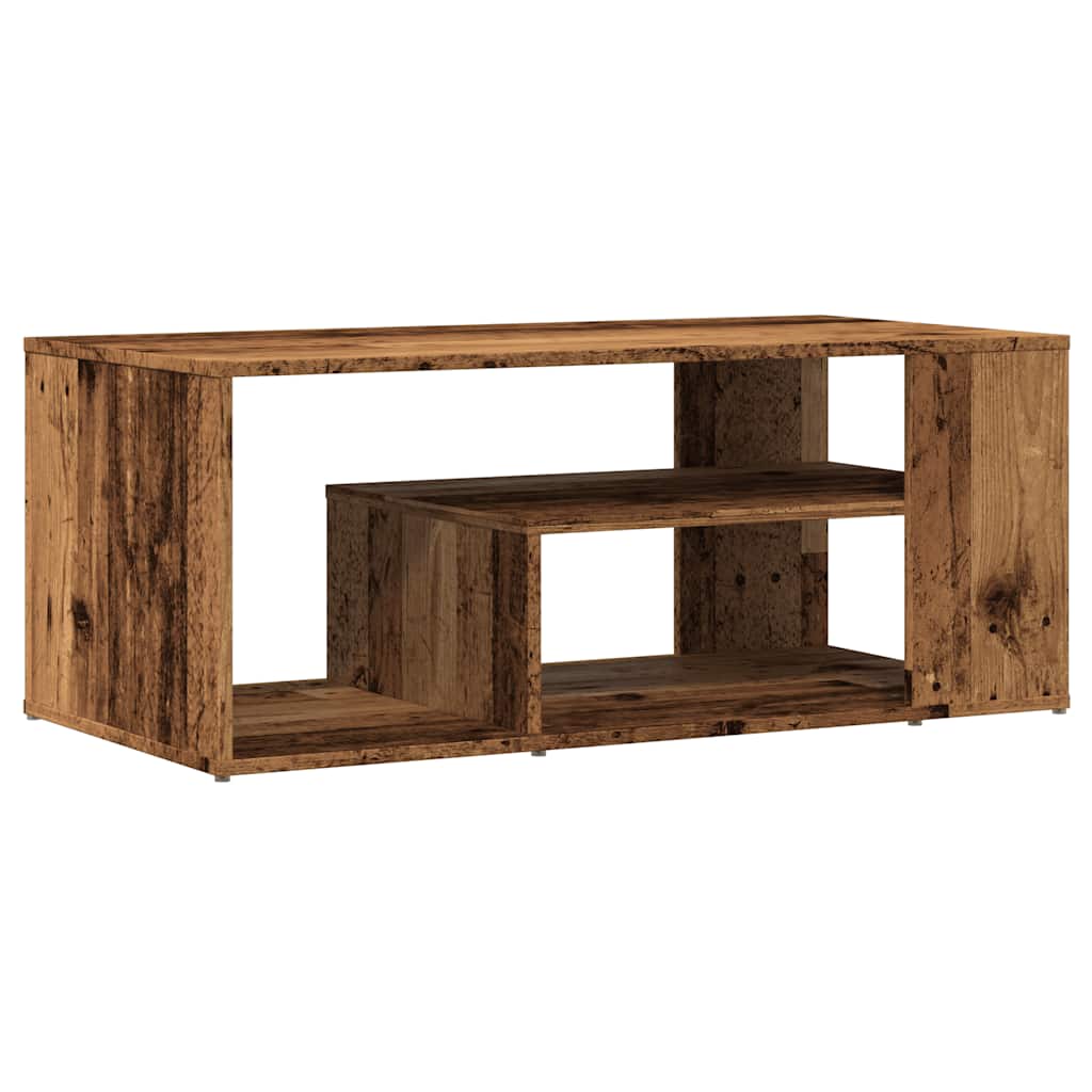 Table d'appoint vieux bois 100x50x40 cm bois d'ingénierie - XIOS