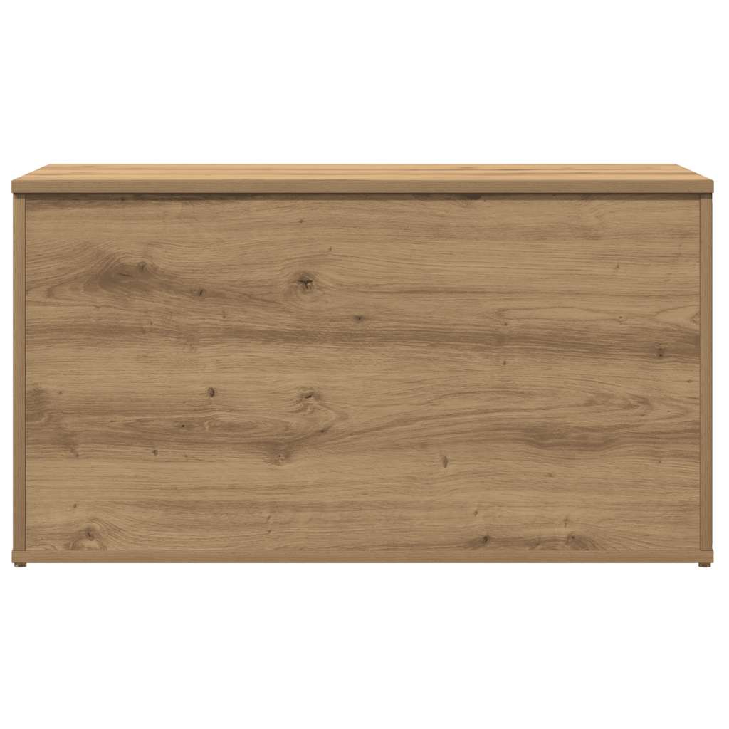 Coffre de rangement chêne artisanal 84x42x46 cm bois ingénierie Coffres de rangement vidaXL