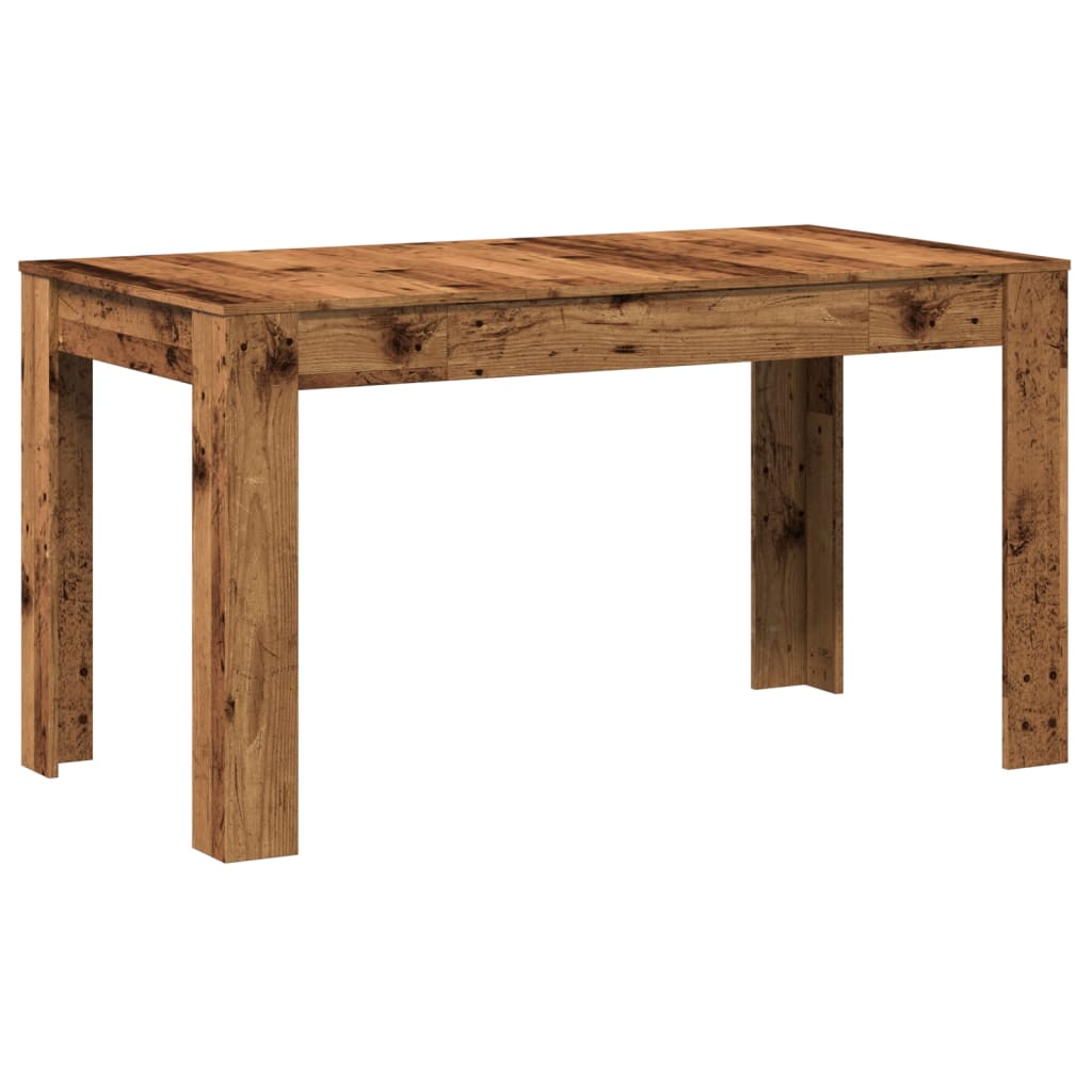 Table à manger vieux bois 140x74,5x76 cm bois d'ingénierie - XIOS