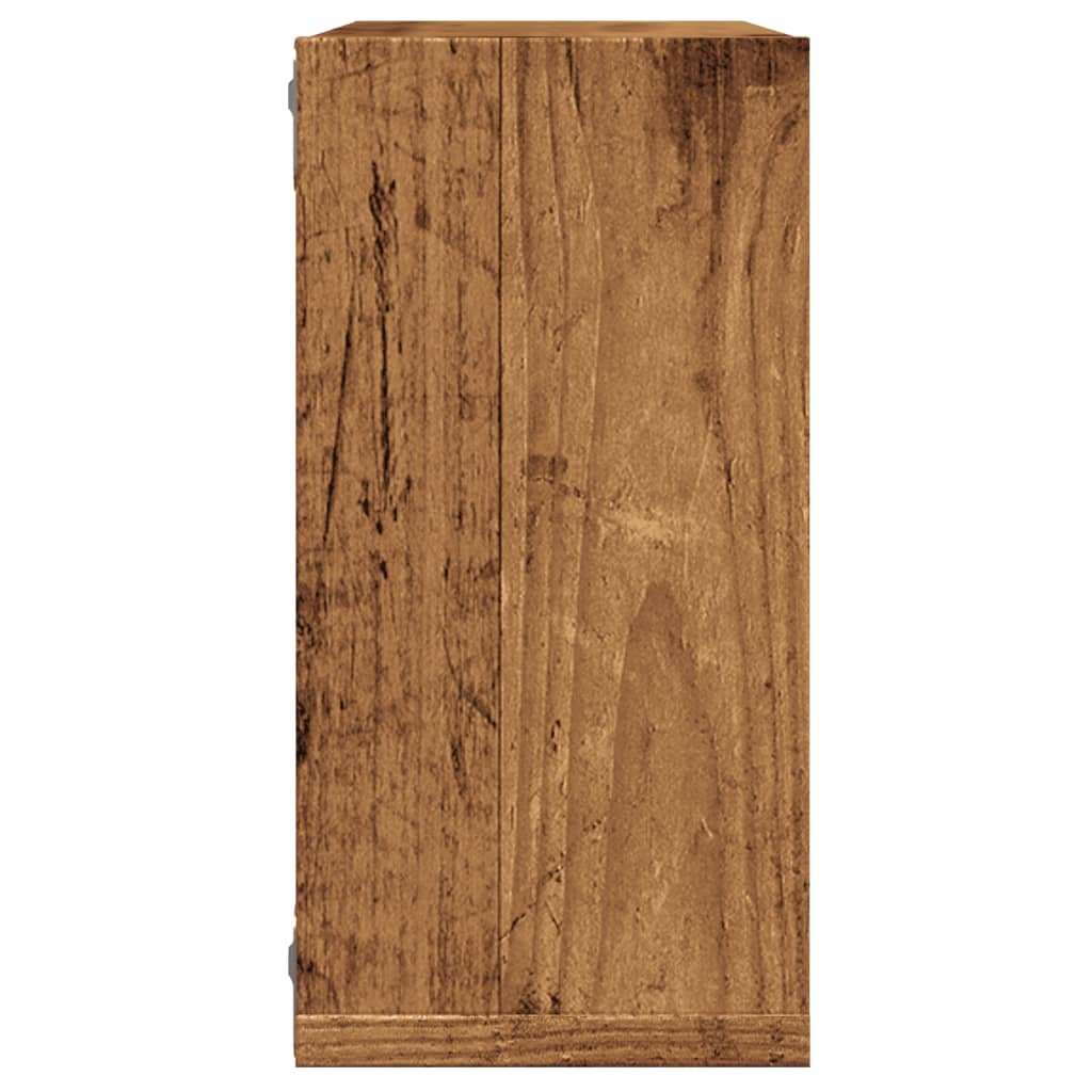 Étagères cube murales 4 pcs vieux bois 30x15x30 cm - XIOS