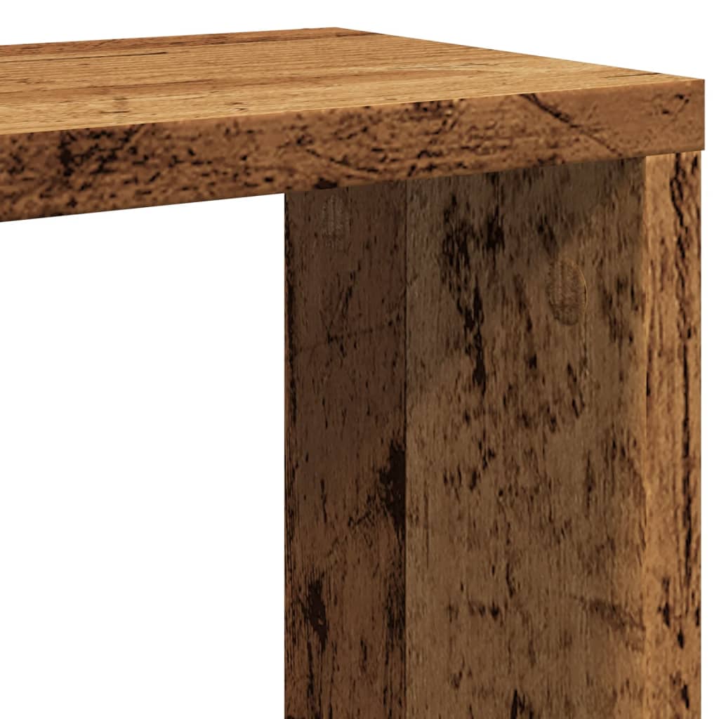 Étagères cube murales 6 pcs vieux bois 30x15x30 cm - XIOS