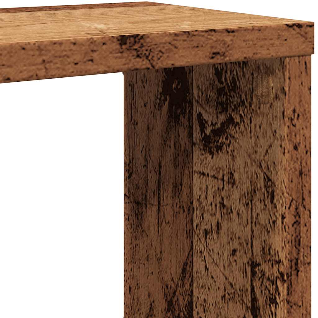 Étagères murales cube 2 pcs vieux bois 60x15x23 cm - XIOS
