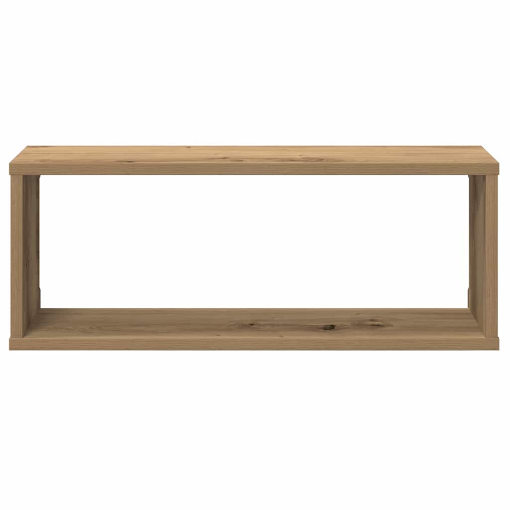 Étagères cube murales 2 pcs chêne artisanal 60x15x23 cm - XIOS