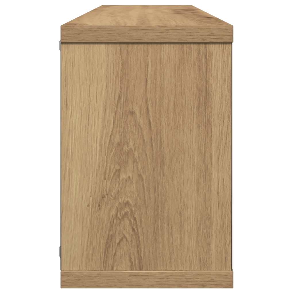 Étagères cube murales 2 pcs chêne artisanal 60x15x23 cm - XIOS