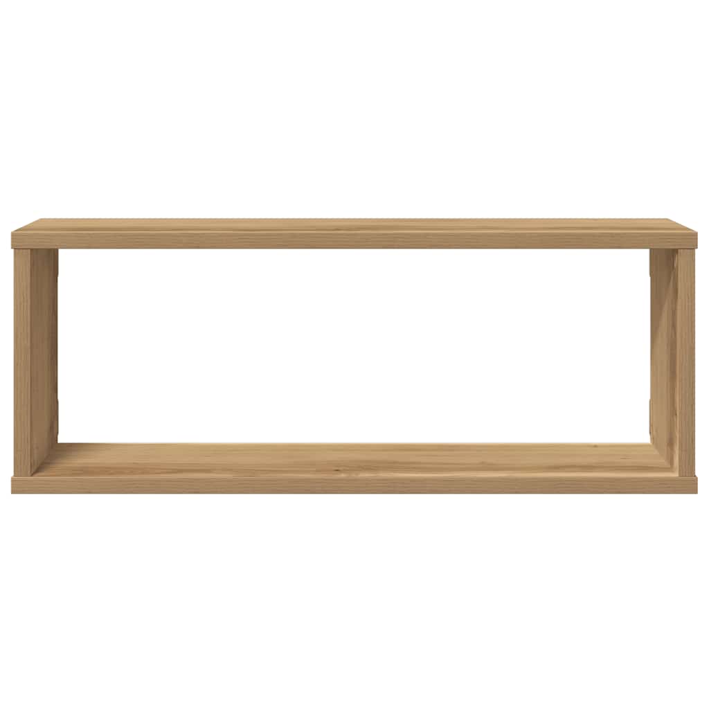 Étagères cube murales 4 pcs chêne artisanal 60x15x23 cm - XIOS