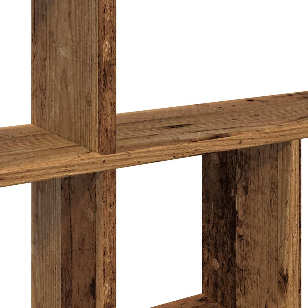 Étagère murale vieux bois 100x18x53 cm bois d'ingénierie - XIOS