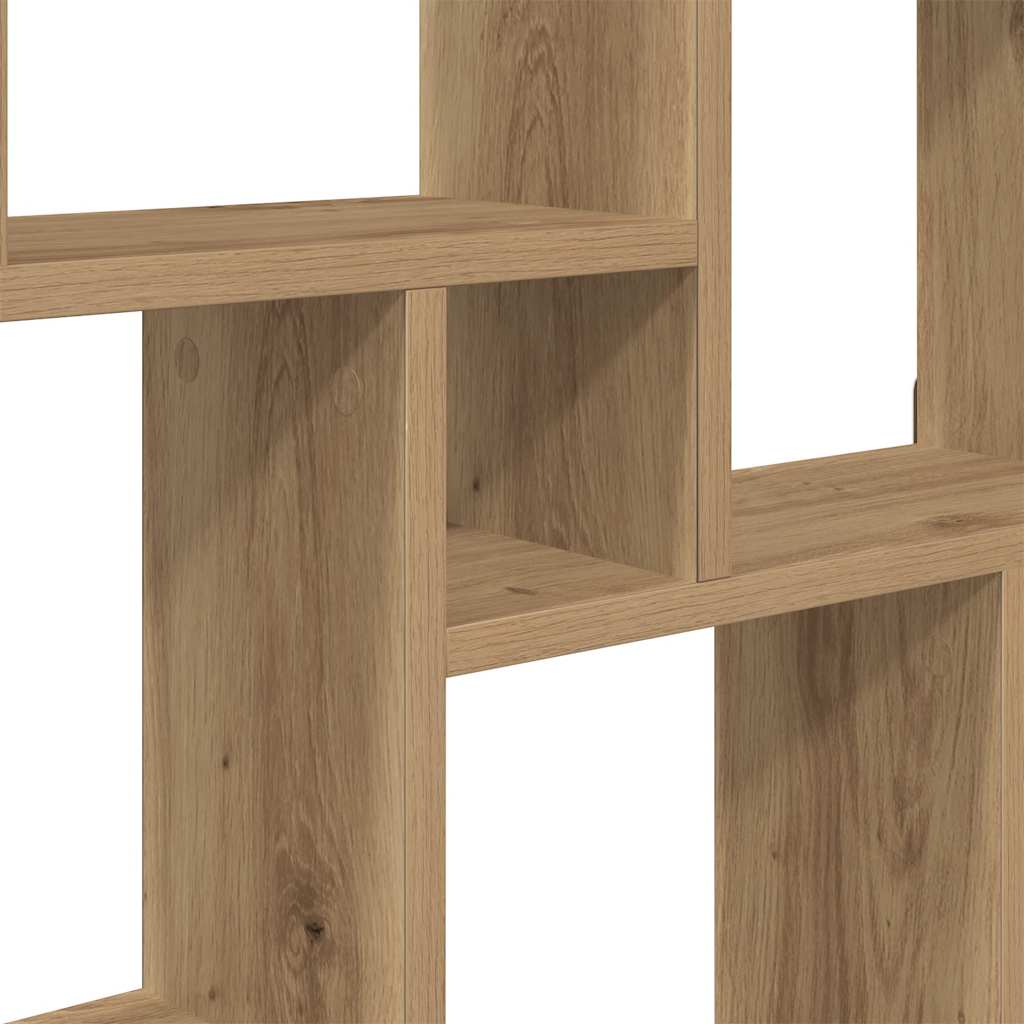 Étagère murale en forme de cube chêne artisanal 90x15x119,5 cm - XIOS