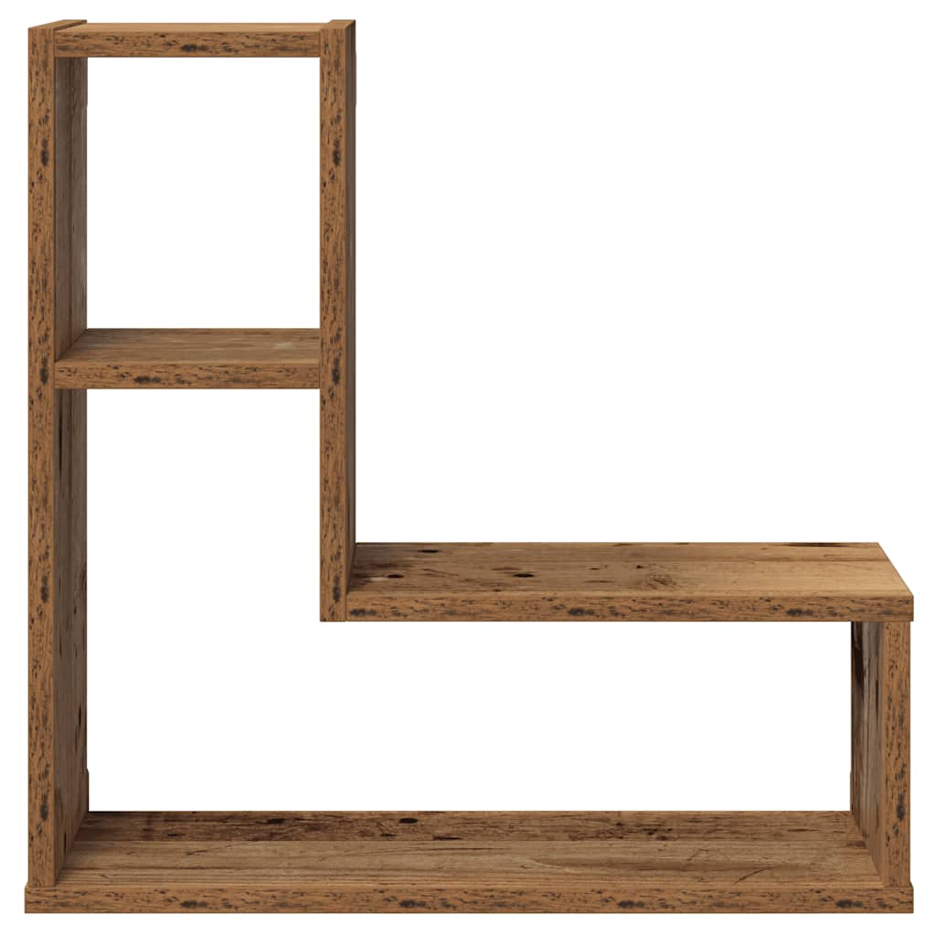 Étagères cube murales 2 pcs vieux bois 50x15x50 cm - XIOS