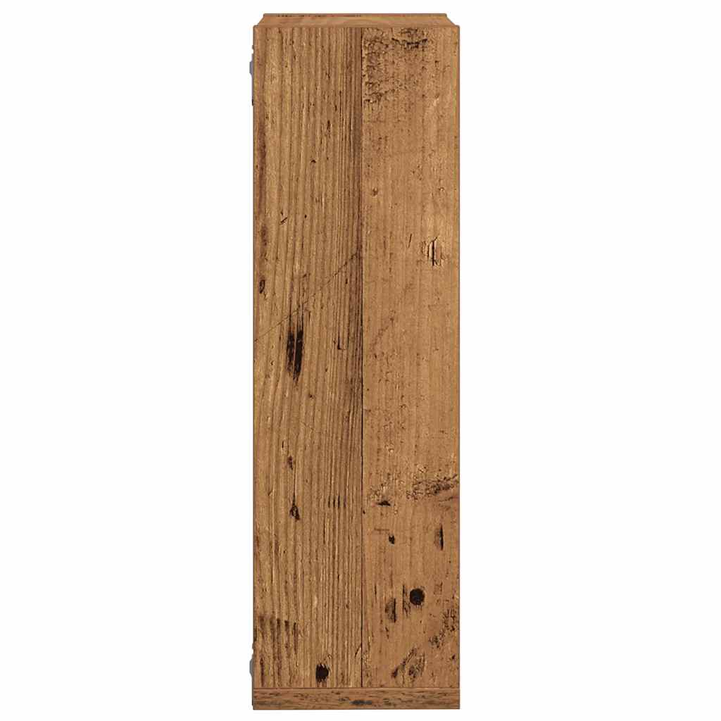 Étagères cube murales 2 pcs vieux bois 50x15x50 cm - XIOS