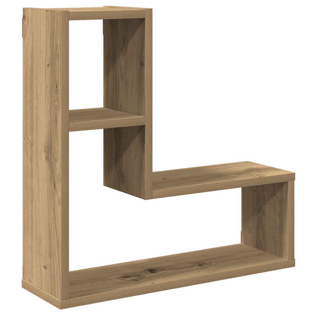 Étagères cube murales 2 pcs chêne artisanal bois d'ingénierie - XIOS