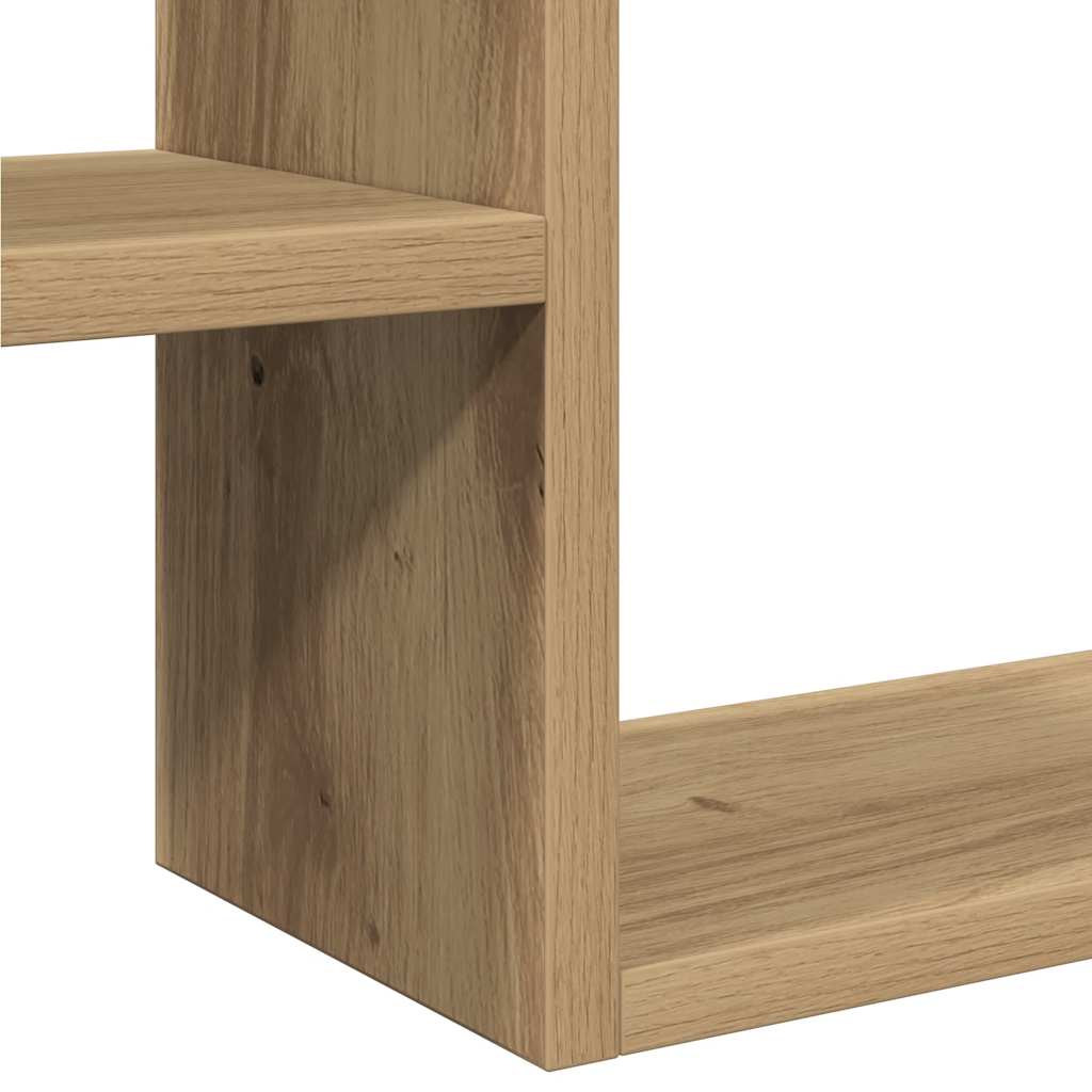 Étagères cube murales 2 pcs chêne artisanal bois d'ingénierie - XIOS