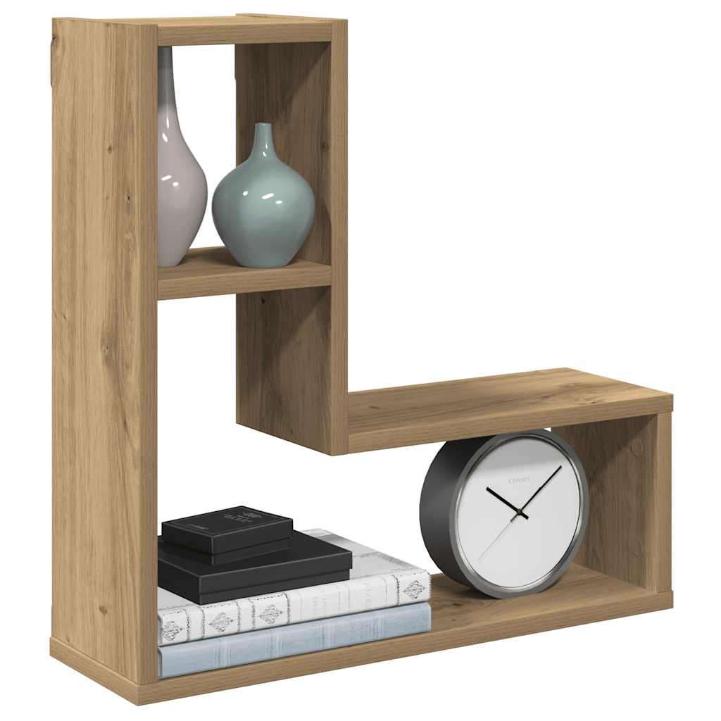 Étagères cube murales 2 pcs chêne artisanal bois d'ingénierie - XIOS