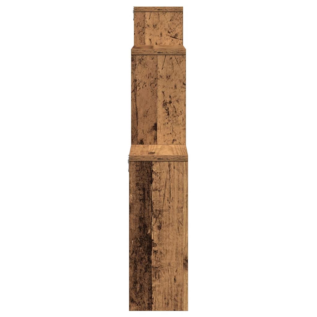 Étagère murale vieux bois 80x15x78,5 cm bois d'ingénierie - XIOS