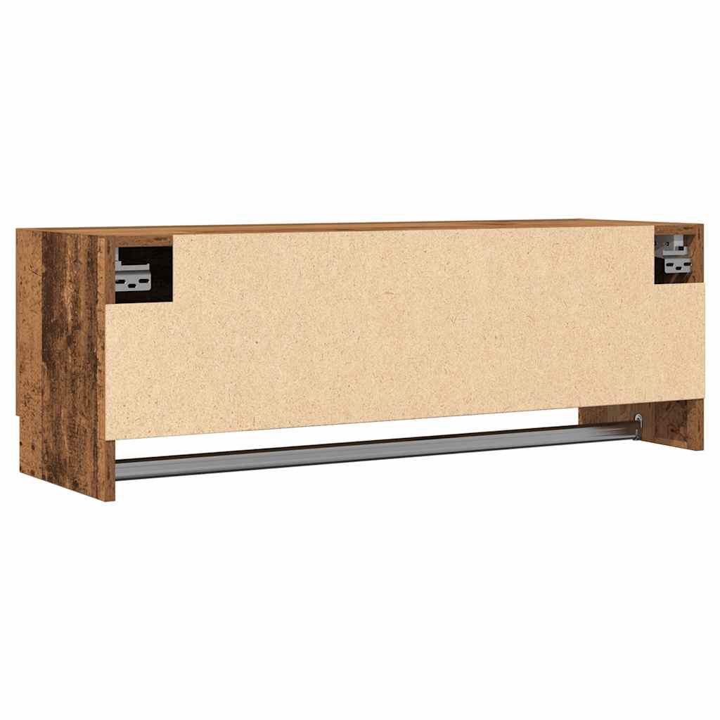 Garde-robe vieux bois 100x32,5x35 cm bois d'ingénierie - XIOS